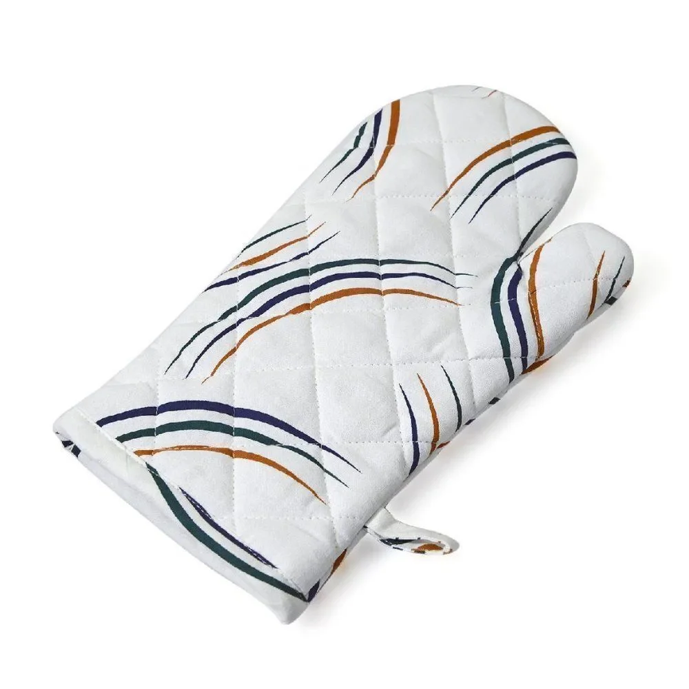 4pc Apron Oven Mitt Pot Holder Kitchen Towels